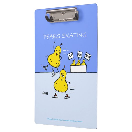 Cute Pairs Afbeelding Funny Pears Cartoon Klembord (Links)