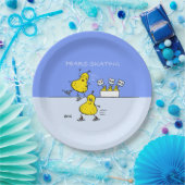 Cute Pairs Afbeelding Funny Pears Papieren Bordje (Feest)