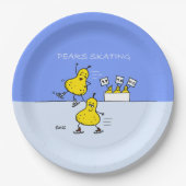 Cute Pairs Afbeelding Funny Pears Papieren Bordje (Voorkant)