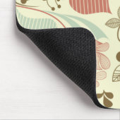 Cute Paisley Hearts & Flowers Retro Floral Muismat (Hoek)