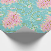 Cute Paisley Pattern Cadeaupapier (Hoek)