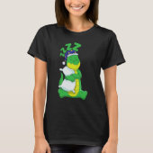 Cute Pajama for Women   Nigh  Sleeping Alligator T-shirt (Voorkant)