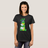Cute Pajama for Women   Nigh  Sleeping Alligator T-shirt (Voorkant volledig)