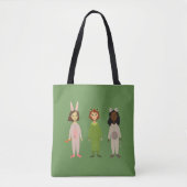 Cute Pajama partijvrienden voor altijd Tote Bag (Voorkant)