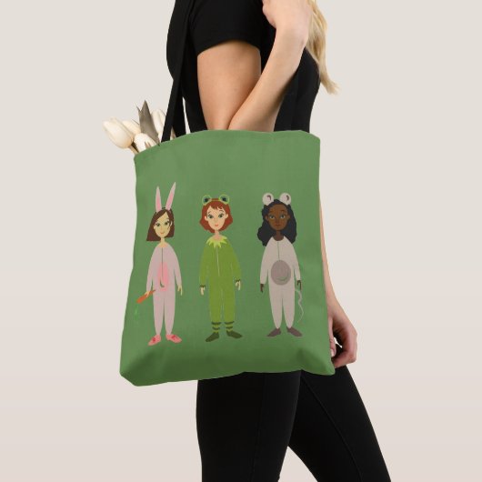 Cute Pajama partijvrienden voor altijd Tote Bag (Dichtbij)