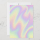 Cute Pamper Party Birthday Kaart (Achterkant)