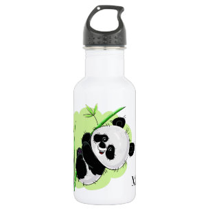 Cute Panda, aangepaste waterflessen Waterfles