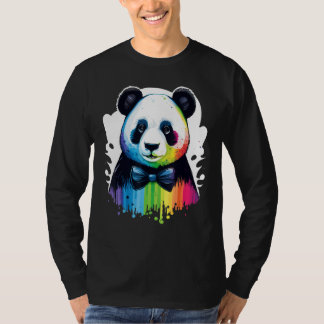 Cute Panda  Animal on Panda 2 T-shirt