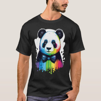 Cute Panda  Animal on Panda 2 T-shirt