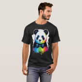 Cute Panda  Animal on Panda 2 T-shirt (Voorkant volledig)