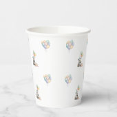 Cute Panda animal Party Paper cups Papieren Bekers (Links)