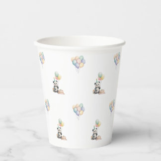 Cute Panda animal Party Paper cups Papieren Bekers