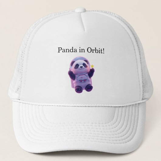 Cute Panda Astronaut Kinderen Mut - Grappige Ruimt Trucker Pet (Voorkant)