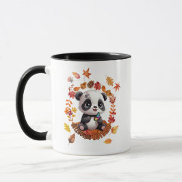 Cute Panda “Ausome Autumn” – Fall Autism Awerness Mok