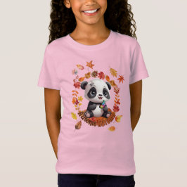 Cute Panda “Ausome Autumn” – Fall Autism Awerness T-shirt