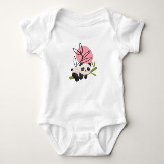 Cute Panda Baby Romper