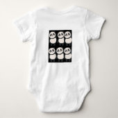 Cute panda baby T-shirt 👶😇 (Achterkant)