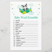 Cute panda Baby word scramble game (Voorkant)