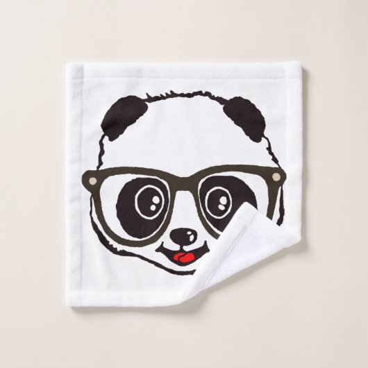 Cute Panda Bad Handdoek (Wasdoekje)
