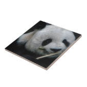 Cute Panda Bamboe Keramiektegel Tegeltje (Zijkant)