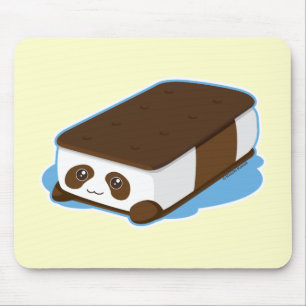 Cute Panda Bar Ice Cream Muismat