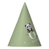 Cute Panda Bear Kawaii Kids First One Birthday Feesthoedjes (Links)