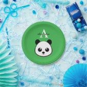 Cute Panda Bear Paper Plates – Personalized Papieren Bordje (Feest)