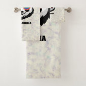 Cute Panda Bear | Rainbow | LGBTQ Bad Handdoek (Insitu)