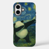 Cute Panda Bear - Van Gogh Style - Starry Night Case-Mate iPhone Case (Achterkant)