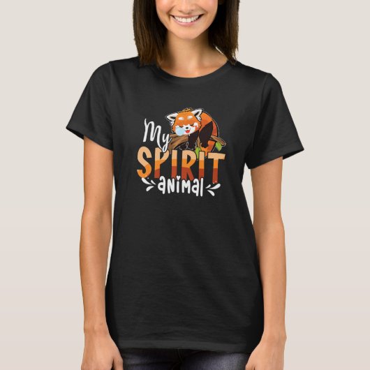 Cute Panda Beer Animal Red Panda T-shirt (Voorkant)