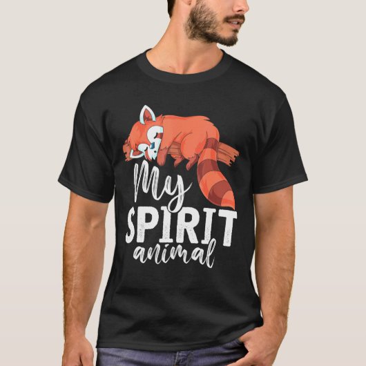 Cute Panda Beer Animal Red Panda T-shirt (Voorkant)