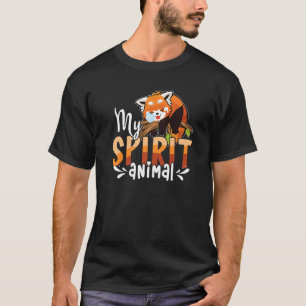 Cute Panda Beer Animal Red Panda T-shirt