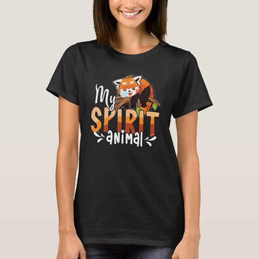 Cute Panda Beer Animal Red Panda T-shirt (Voorkant)