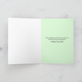 Cute Panda Beer Baby shower Card Kaart (Binnen)