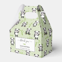 Cute Panda Beer Bamboe Kawaii Dieren Patroon