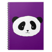 Cute Panda Beer bekijkt Modern Plezier door LeahG Notitieboek (Voorkant)