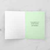 Cute Panda Beer Birthday Kaart (Binnen)