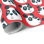 Cute Panda Beer Cadeaupapier (Rol Hoek)