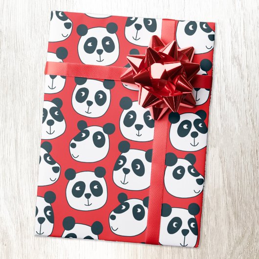 Cute Panda Beer Cadeaupapier