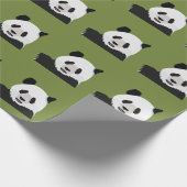 Cute Panda Beer Cadeaupapier (Hoek)