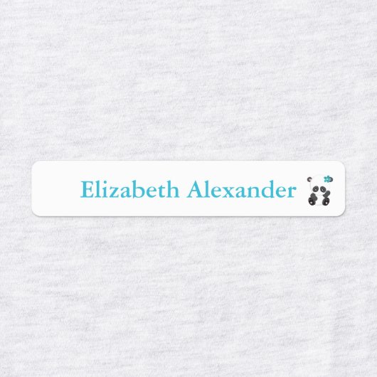 Cute Panda Beer Daycare Labels (Design 2)