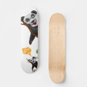 Cute panda beer dierenvriend grappige cartoon persoonlijk skateboard (Voorkant)