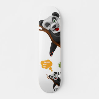 Cute panda beer dierenvriend grappige cartoon persoonlijk skateboard