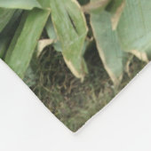 Cute Panda Beer Eating Leaves Fleece Blanket Deken (Hoek)