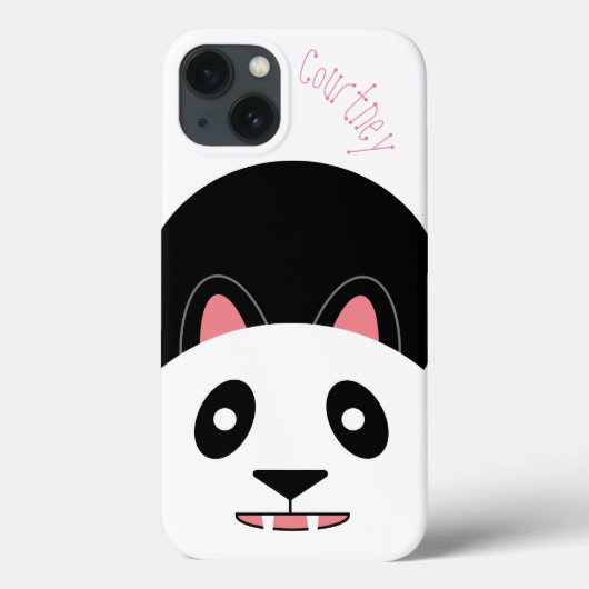 Cute Panda Beer Face  Case-Mate iPhone Case (Achterkant)