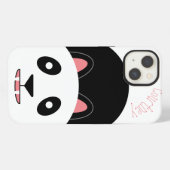 Cute Panda Beer Face iPhone Hoesje (Achterkant horizontaal)