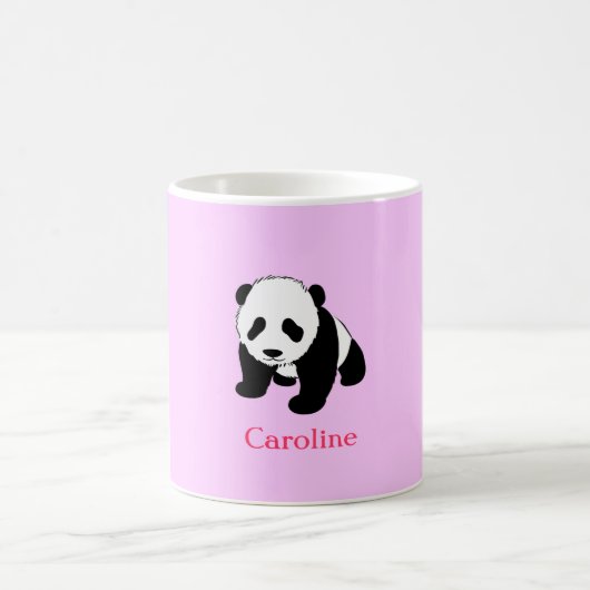 Cute Panda Beer Fan Personalized Coffee Mok Gift (Center)