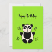 Cute panda beer feestdagenkaart (Voorkant)