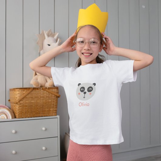Cute Panda Beer - Gepersonaliseerd T-shirt