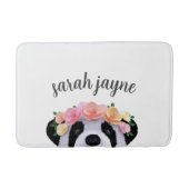 Cute Panda Beer Girl persoonlijke Kinder Bath Mat (Voorkant)